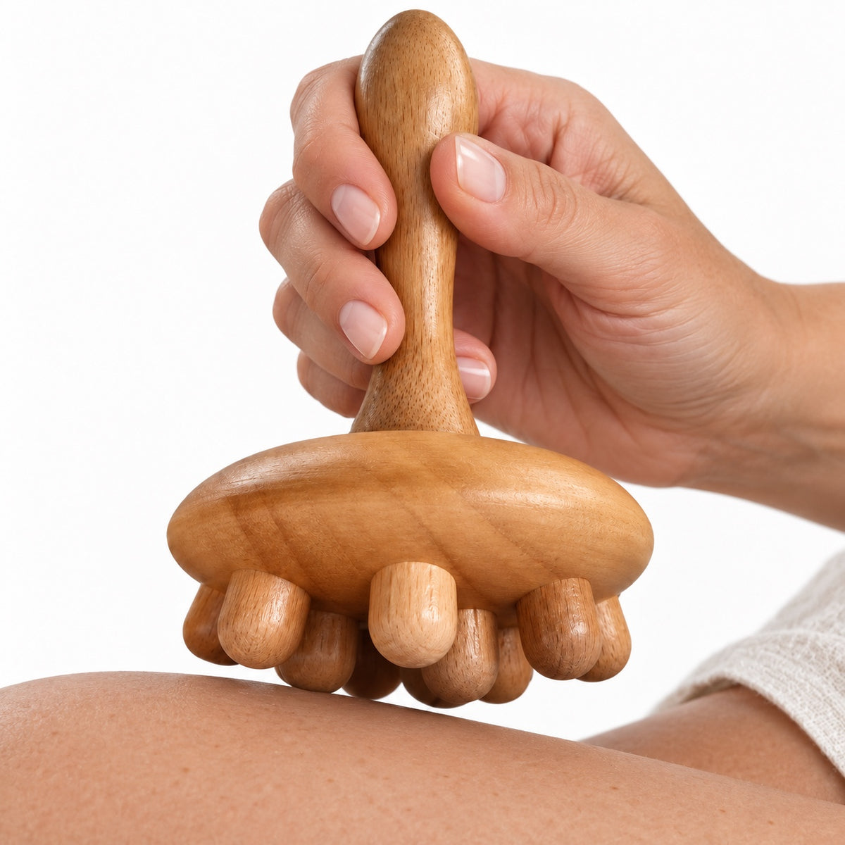 Masseur en bois à picots
