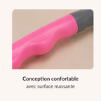 Conception confortable avec surface texturée